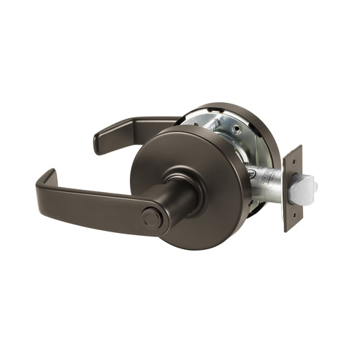 Sargent 3010XG24LL10BE Grade 1 Entry Cylindrical Lock, L Lever Rose, Dark Bronze Finish