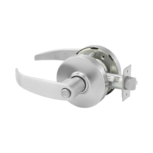 Sargent 3010XG24LP26D Grade 1 Entry Lever Lock, P Lever L Rose, Schlage Prep, Satin Chrome