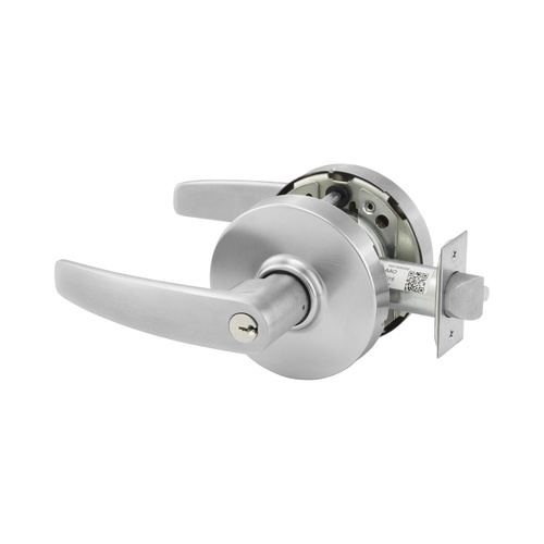 Sargent 3010XG37LB26D Classroom Grade 1 Lever Lock with B Lever, L Rose, Schlage Prep, Satin Chrome