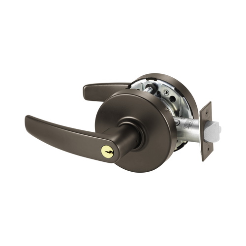 Sargent 3010XG54LB10BE F90 Grade 1 Cylindrical Lever Lock, B Lever, L Rose, Dark Bronze Finish