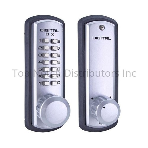 Lockey USA 3210SCMG Keyless Digital Deadbolt Lock, Satin Chrome, Marine Grade Finish