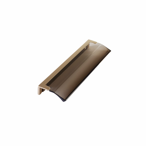 Schaub 324-SSB-SM Schaub Positano Arch Smoke Cabinet Edge Pull, Satin Brass, 5-1/16