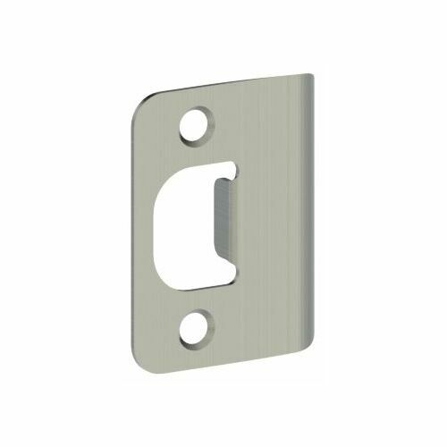 Hager 39583 Round Corner Full Lip Strike - Bright Brass Finish