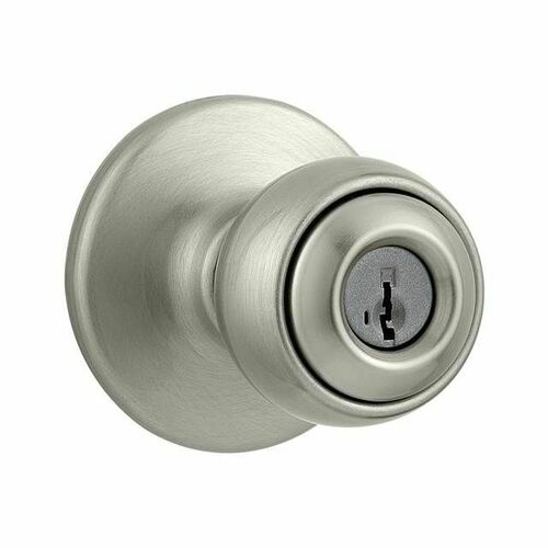 Kwikset 400P-15S Polo SmartKey Entry Door Lock with 6AL Latch RCS Strike, Satin Nickel