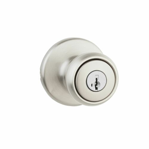 Kwikset 400T-15S Tylo SmartKey Entry Door Lock with 6AL Latch, Satin Nickel Finish