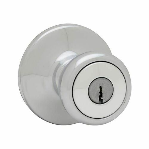 Kwikset 400T-26 Tylo Entry Door Lockset with 6AL Latch RCS Strike, Bright Chrome Finish