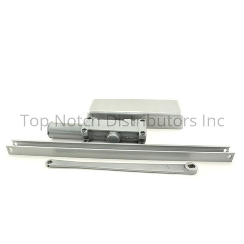 LCN 4013TSTDALLH Left Hand Size 3 Surface Mount Heavy Duty Track Door Closer, Aluminum Finish