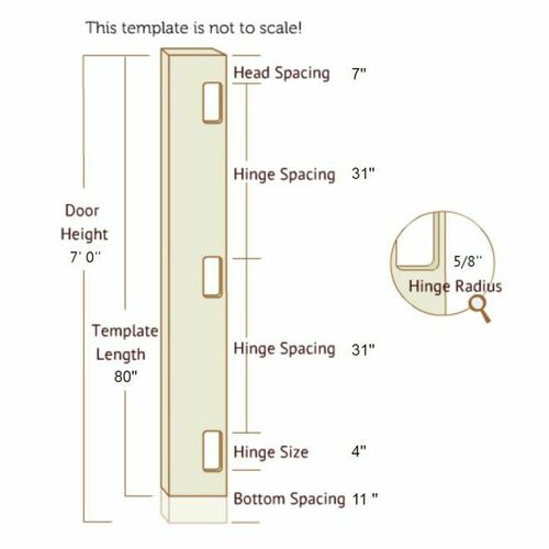 Templaco 40370 7' Full-Length Template for 4