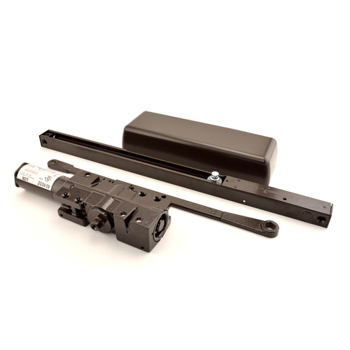 LCN 4040SESTDDKBRZ24V Sentronic Adjustable Surface-Mounted Door Closer 24V AC/DC, Dark Bronze