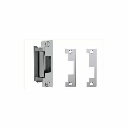 HES 4500C630LBSM 12VDC / 24VDC Heavy Duty Electric Strike with Latchbolt Strike Monitor Satin Stainless Steel Finish