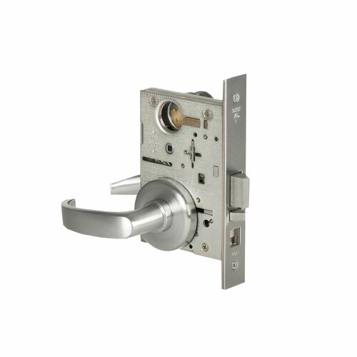 Best 45H7A14H626RH Mortise Lock Office 14 Lever H Rose RH 7 Pin Housing Less Core Satin Chrome