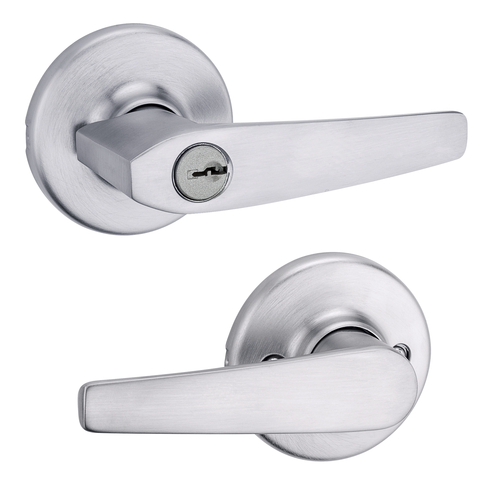 Kwikset 462DL-26D Delta Storeroom Lock, 6AL Latch RCS Strike, Satin Chrome Finish
