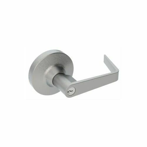 Hager 47KEWTNALM Keyed Entry Exit Device Trim with Withnell Lever, Aluminum Finish
