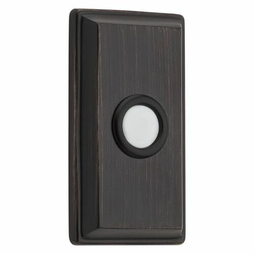 Baldwin 4860112 Venetian Bronze Rectangular Bell Button