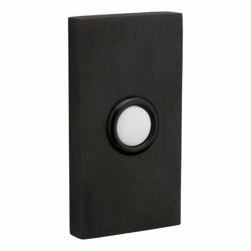 Baldwin 4863102 Contemporary Oil Rubbed Bronze Bell Button