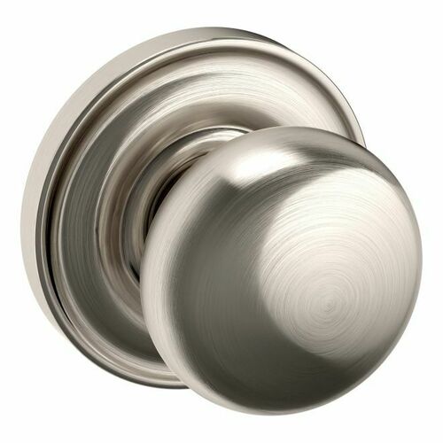 Baldwin 5000056IDM 5000 Knob with 5048 Rose Half Dummy Lock, Satin Nickel Finish