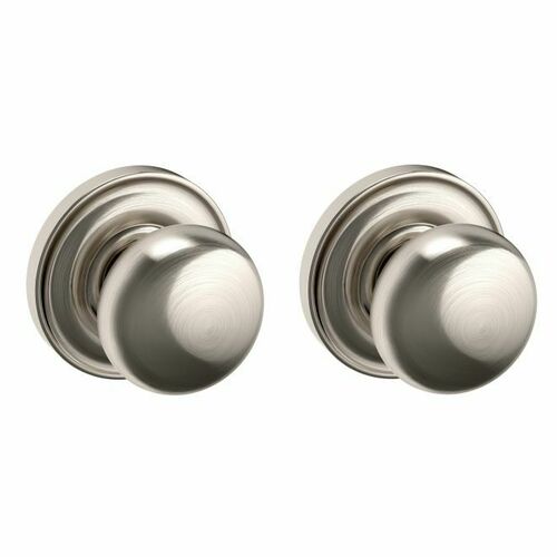 Baldwin 5000056PASS 5000 Knob 5048 Rose Passage Lock, 2-3/8