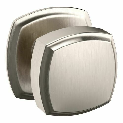Baldwin 5011056IDM 5011 Knob with 5058 Rose Half Dummy Lock - Satin Nickel Finish
