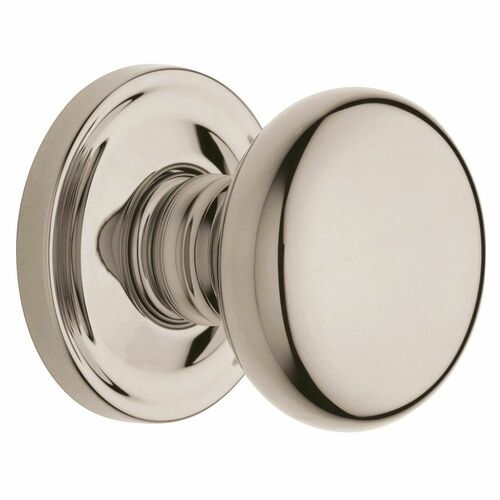 Baldwin 5015055IDM Dummy Lock 5015 with 5048 Rose, Bright Nickel Finish