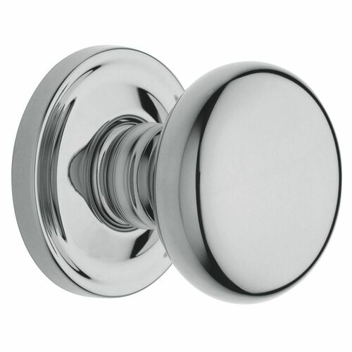 Baldwin 5015260PRIV Privacy 5015 Lockset with 5148 Rose, Bright Chrome Finish
