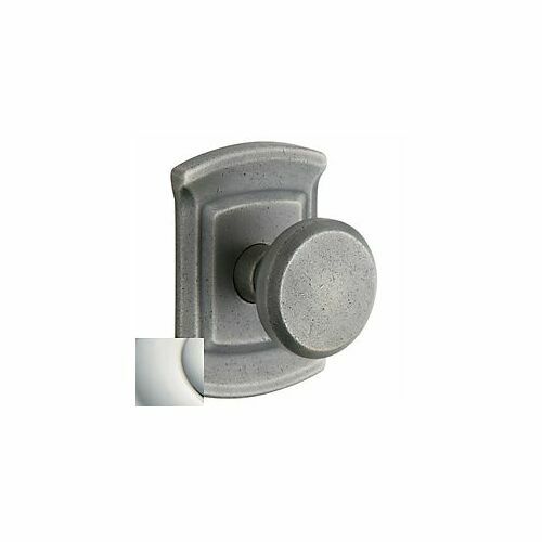 Baldwin 5023055MR 5023 Knob-Less Rose, Lifetime Bright Nickel Finish