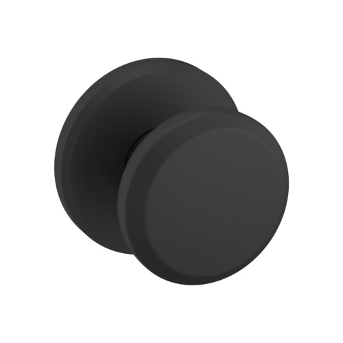 Baldwin 5023190IDM 5023 Knob with R016 Rose Half Dummy Lock - Satin Black Finish