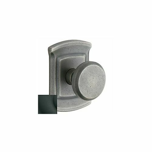 Baldwin 5023190MR 5023 Knobless Rose - Satin Black Finish