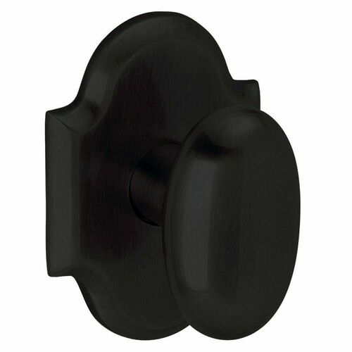 Baldwin 5024190MR 5024 Knob-Less Rose - Satin Black Finish