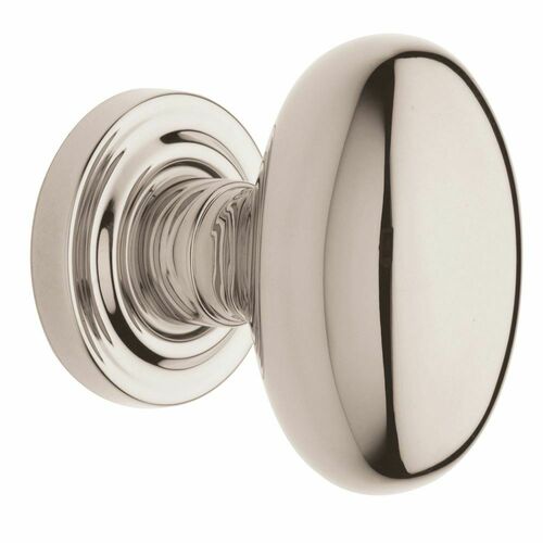 Baldwin 5025055PRIV 5025 Privacy Lockset with 5148 Rose, Bright Nickel Finish