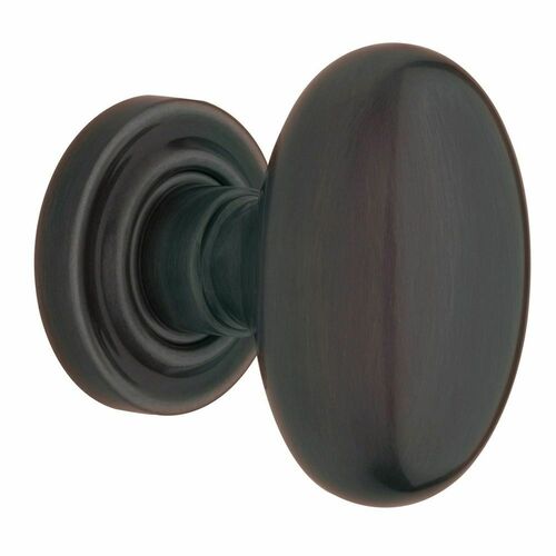 Baldwin 5025112PRIV Privacy Lockset 5025 with 5148 Rose, Venetian Bronze Finish