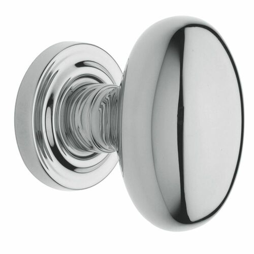 Baldwin 5025260PASS Passage Preconfigured 5025 with 5048 Rose, Bright Chrome Finish