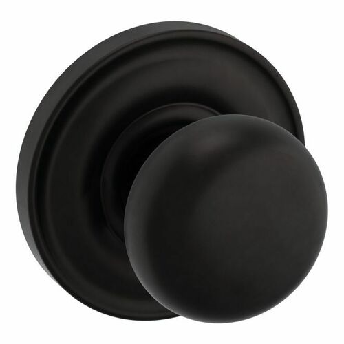 Baldwin 5030102IDM 5030 Knob with 5048 Rose Half Dummy Lock - Oil Rubbed Bronze Finish