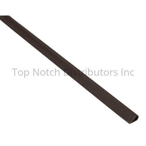 NGP 5050B204 17' Self-Adhesive Silicone Fire Smoke Seal - Brown Finish