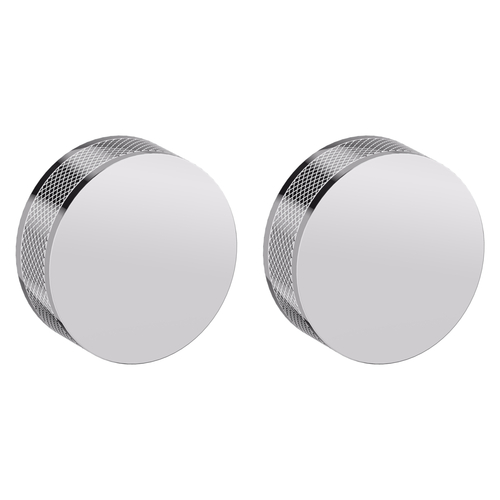 Baldwin 5054260MR 5054 Knurled Knob, Less Rose, Bright Chrome Finish