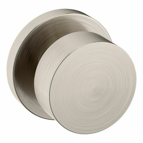 Baldwin 5055056IDM 5055 Knob with 5046 Rose Half Dummy Lock - Satin Nickel Finish