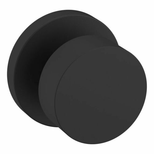 Baldwin 5055190IDM 5055 Knob with 5046 Rose Half Dummy Lock - Satin Black Finish