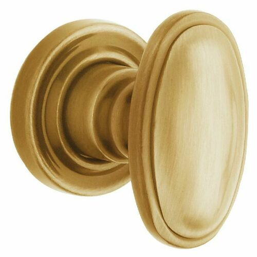Baldwin 5057033IDM 5057 Knob with 5048 Rose Half Dummy Lock - Vintage Brass Finish