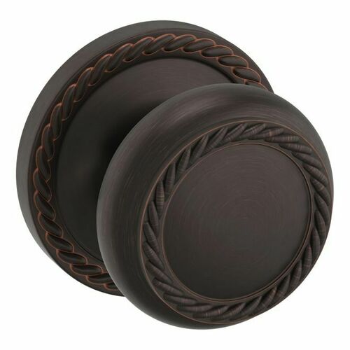 Baldwin 5064112IDM 5064 Knob with 5004 Rose Half Dummy Lock - Venetian Bronze Finish