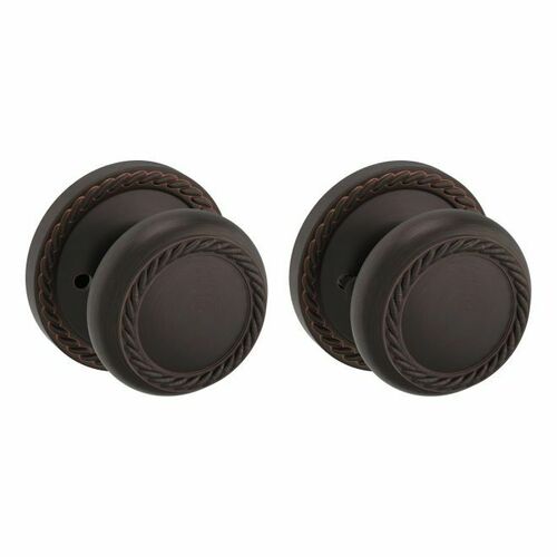 Baldwin 5064112PRIV 5064 Knob 5149 Rose Privacy Lock, 2-3/8