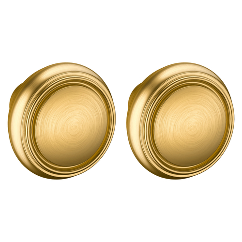 Baldwin 5068044MR 5068 Knobless Rose - Lifetime Satin Brass Finish