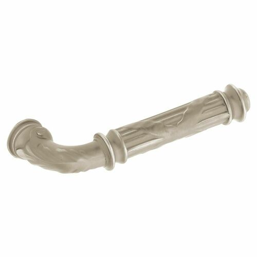 Baldwin 5122056LMR Left Hand 5122 Leverless Rose - Satin Nickel Finish