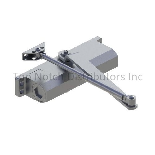 Hager 5400MLT25ALMBCK 5400M25ALMB Grade 2 Multi-Mount Door Closer, Aluminum Finish, Back Check