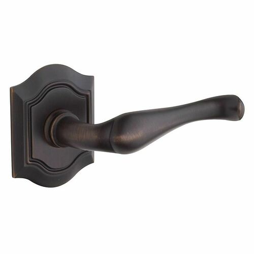 Baldwin 5447V112RDM Bethpage 5447V Lever R027 Rose Right Hand Half Dummy Lock, Venetian Bronze