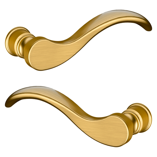 Baldwin 5455V044MR 5455V Leverless Rose - Lifetime Satin Brass Finish