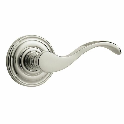 Baldwin 5455V055MR 5455V Leverless Rose - Lifetime Bright Nickel Finish