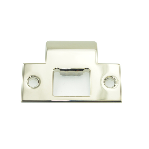 Baldwin 5510055TSTR T Strike with Dust Box - Lifetime Bright Nickel Finish