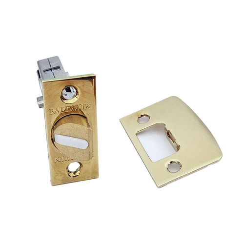 Baldwin 5513003PFLS Estate Lever Privacy Latch, 2-3/8
