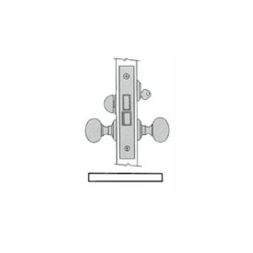 Baldwin 6010031L Left Hand Entry Mortise Lock Body, 2-3/4