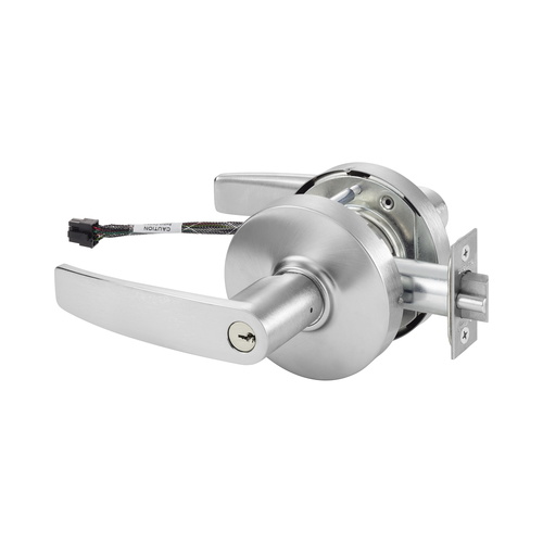 Sargent 60-10XG70 LB 26D Electromechanical Fail Safe/Secure 12/24V Grade 1 Lever Lock, Satin Chrome