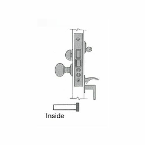 Baldwin 6321102LRLS Left Hand Reverse Lever Emergency Egress Handleset Oil Rubbed Bronze Finish